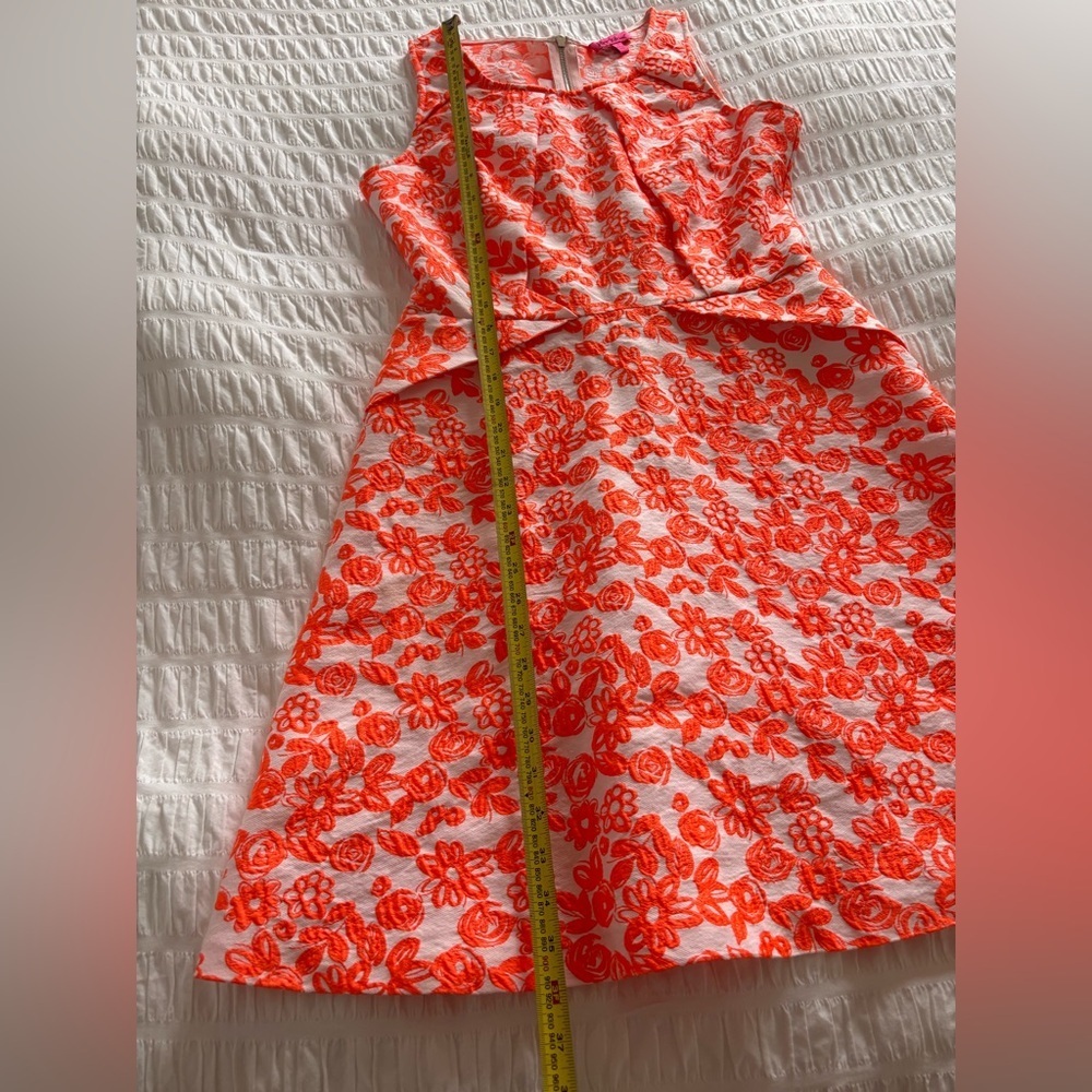 Betsey Johnson Orange Sleeveless Sundress Mini - Picture 12 of 12